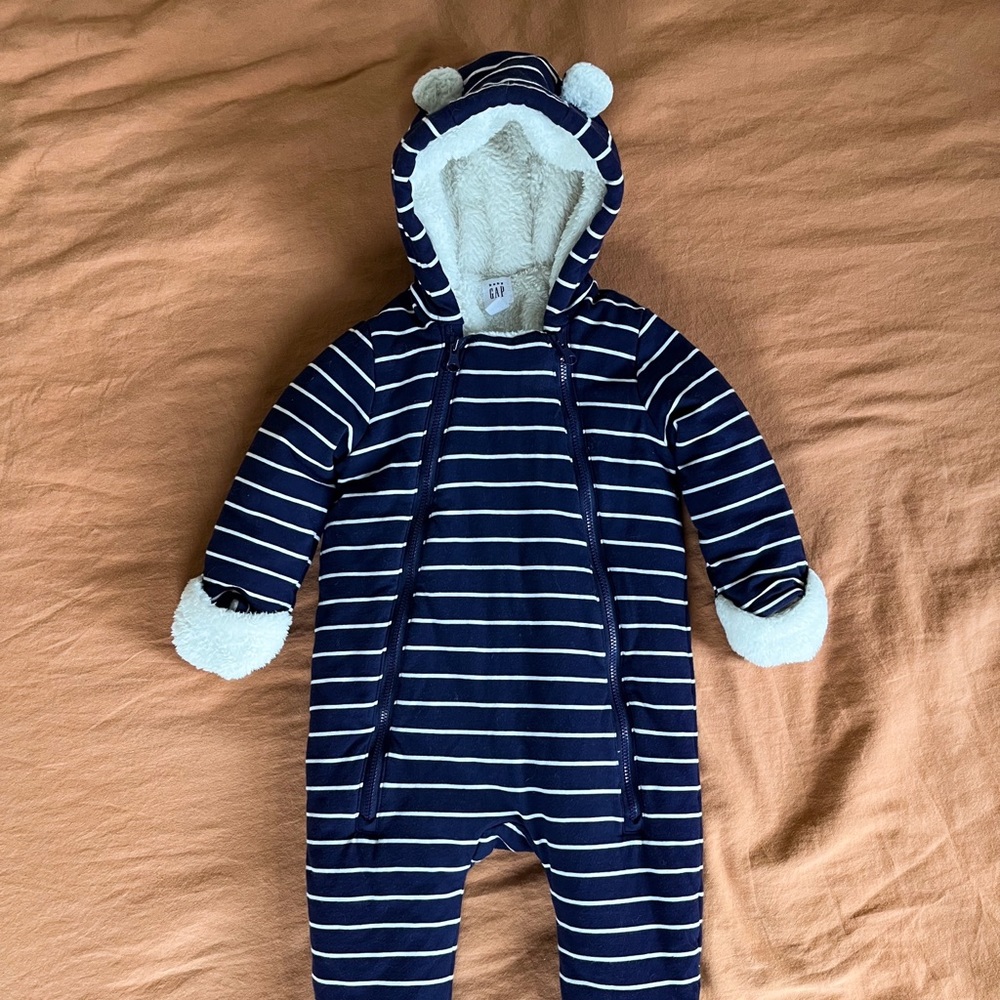 Baby Gap Hooded Footie Baby Coat